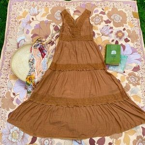 Vintage inspired bohemian dress.